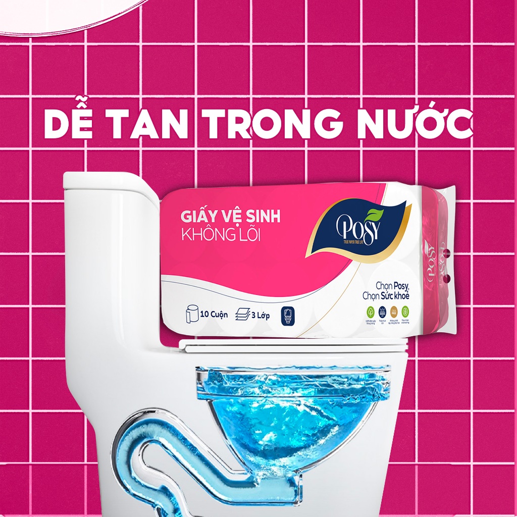 Combo Giấy Vệ Sinh Posy