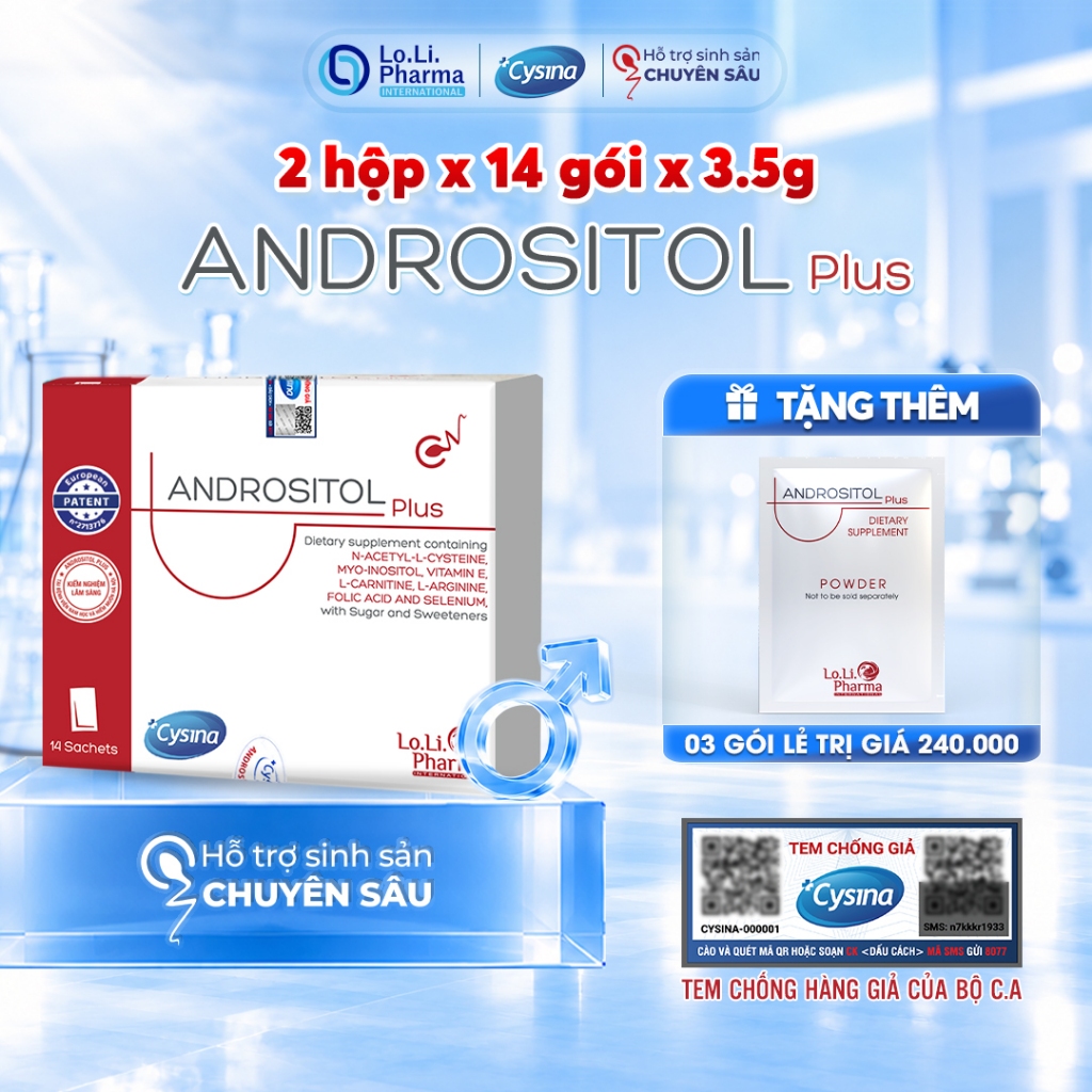 Andrositol Plus (combo 2 hộp)